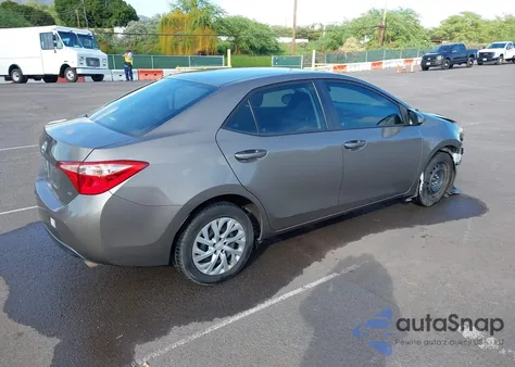 2017 Toyota Corolla Le из США, поврежденный, VIN 5YFBURHE1HP575243